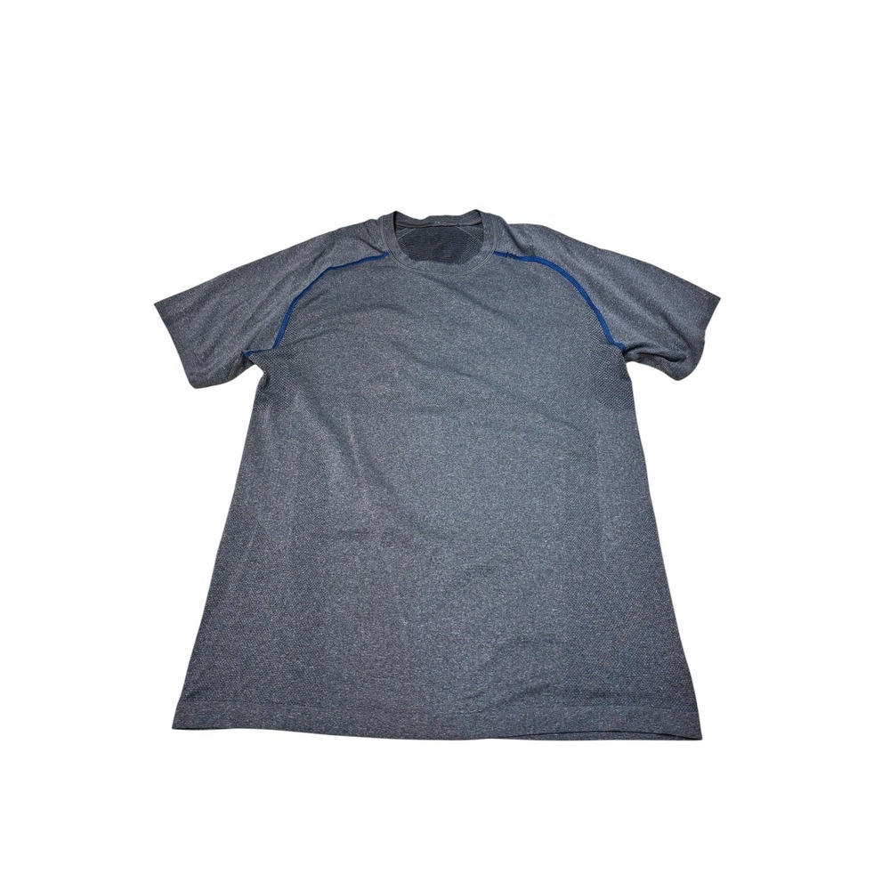 Lululemon Metal Vent Tech Short Sleeve Shirt Grey Blue Mens M
